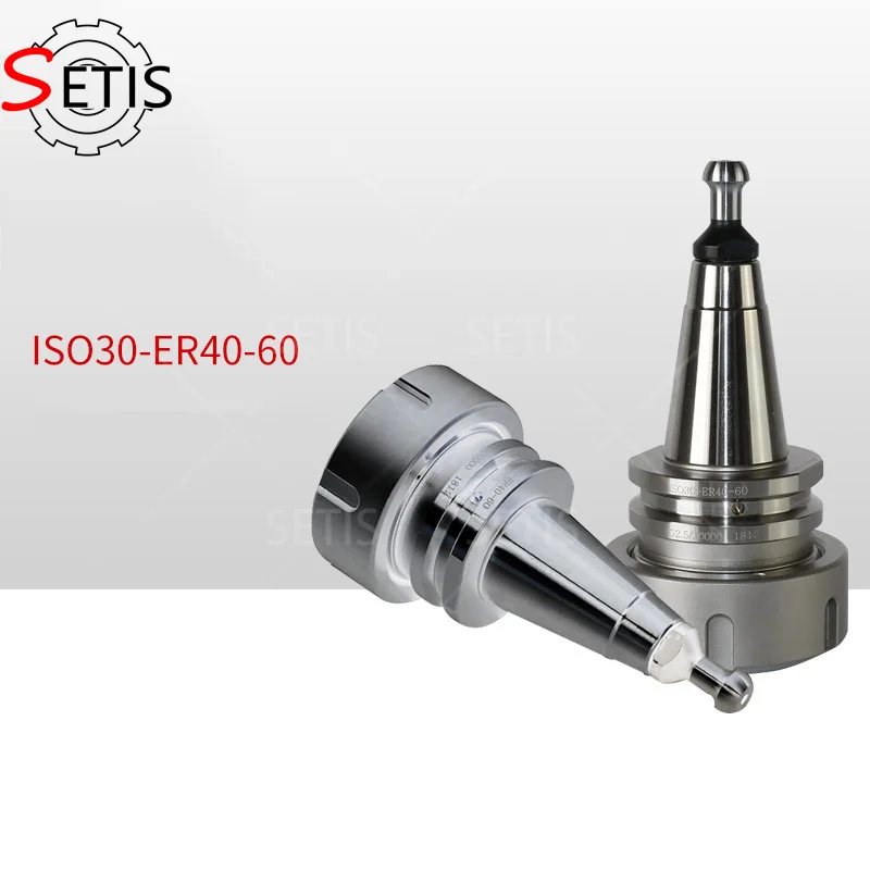 SETIS ISO30-ER40-60 Coated, Rust-Resistant Tool Holder – Designed for Automatic Tool Changers (ATC) and CNC Machining Centers