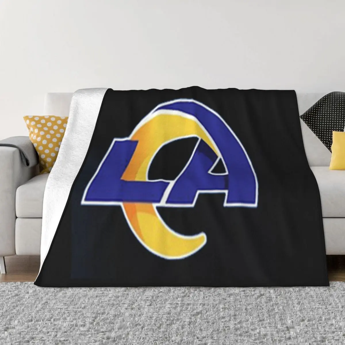 La Rams Store High Quanlity Hot Sell Punk Humor 2021 Latest Humour Oversize Style Boy Crewneck Throw Blanket