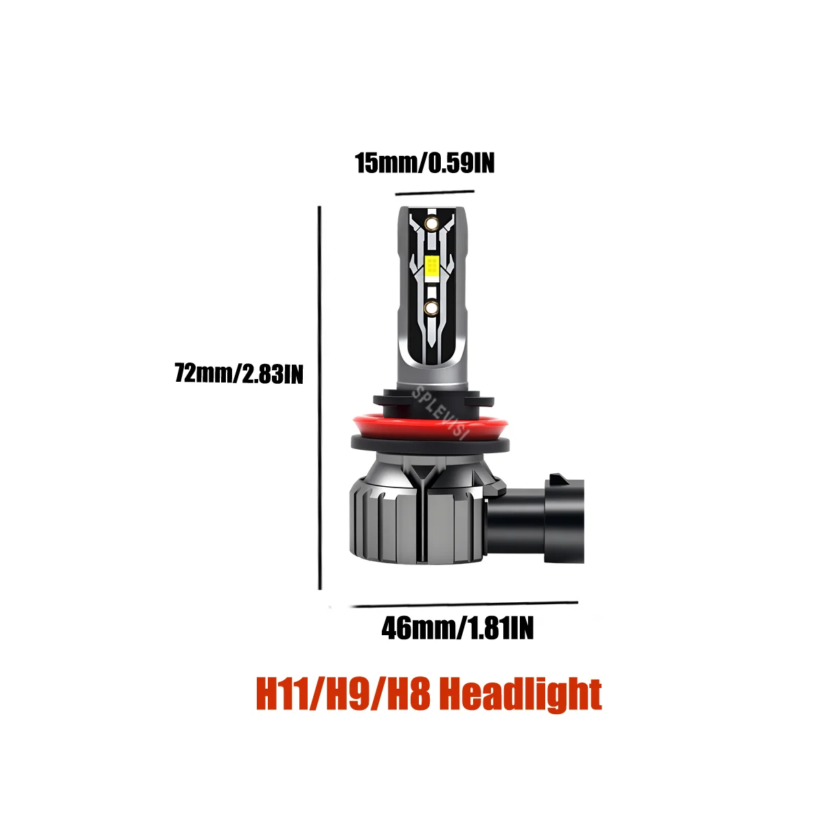 Shockproof & Vibration-Resistant Waterproof IP68 H11 LED motorcycle Headlight durable For Kawasaki Ninja ZX14R ZX1400E 2012-2014