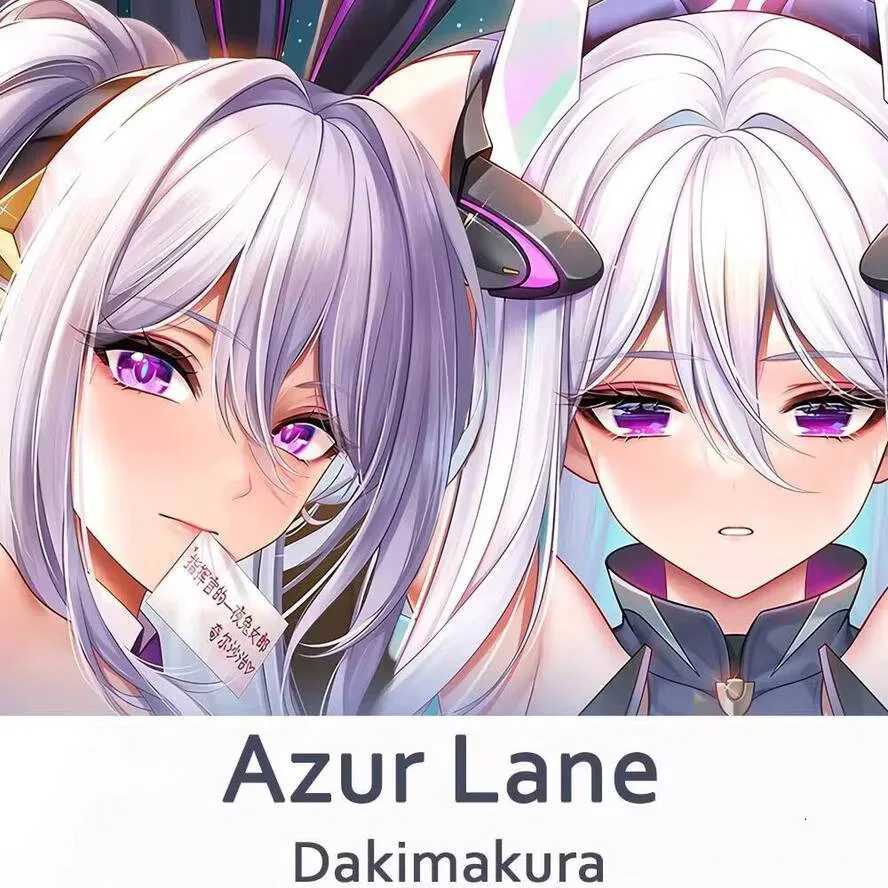 لين Dakimakura وسادة للجسم غطاء القضية Azur Kearsarge 2WAY هينغ أنيمي وسادة هدايا عيد الميلاد