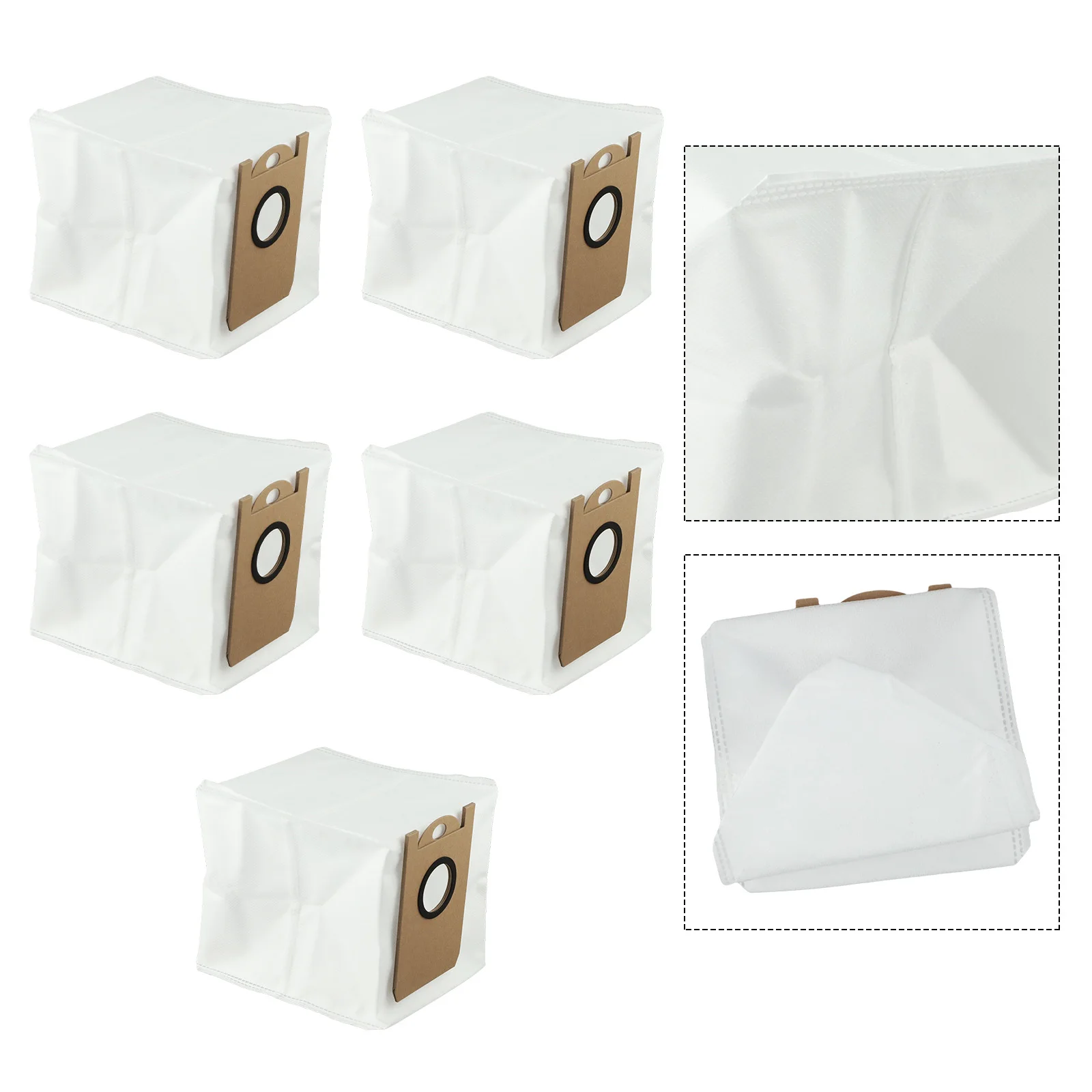 5 Pack of Dust Bags for Kogan For SmarterHome For LX16 Pro For Ultra Robot Vacuum Premium Filtration for Healthier Home