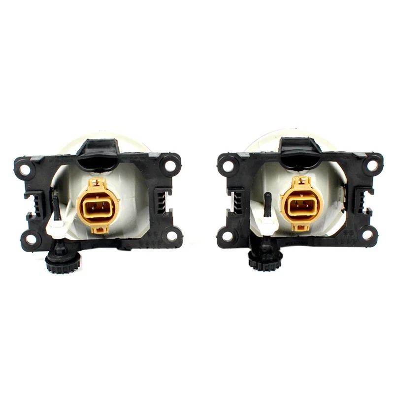 1Pair Car Front Bumper Fog Lights Driving Lamp with Bulb 9675450980 9410269911 for Peugeot 208 2012-2019