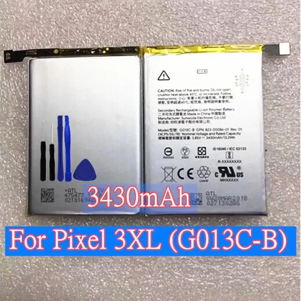 G013A-B G013C-B G020E-B G020A-B Battery For HTC Google Pixel 3 3XL 3A 3AXL,Brand New Replacement Phone Lithium Battery+Tool