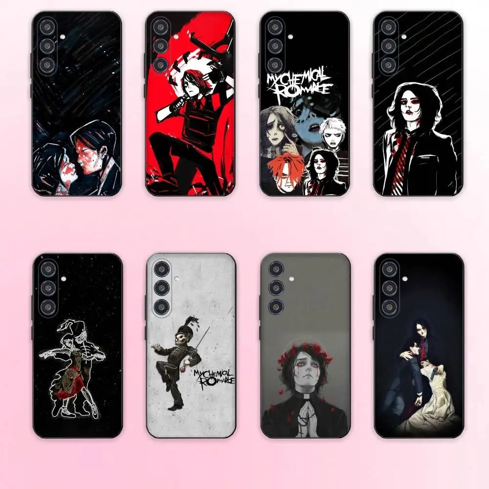 

My C-Chemical R-Romance phone Case For Samsung Galaxy A73,A72,A71,A70,A53,A52,A51,Others Soft Black Shell