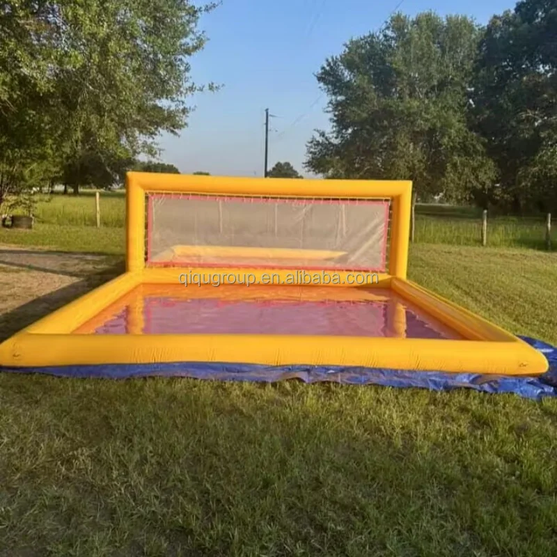

The Newest Hot Sale Outdoor Sports Large Pool Inflatable Water Volleyball Fieldpromote sales
