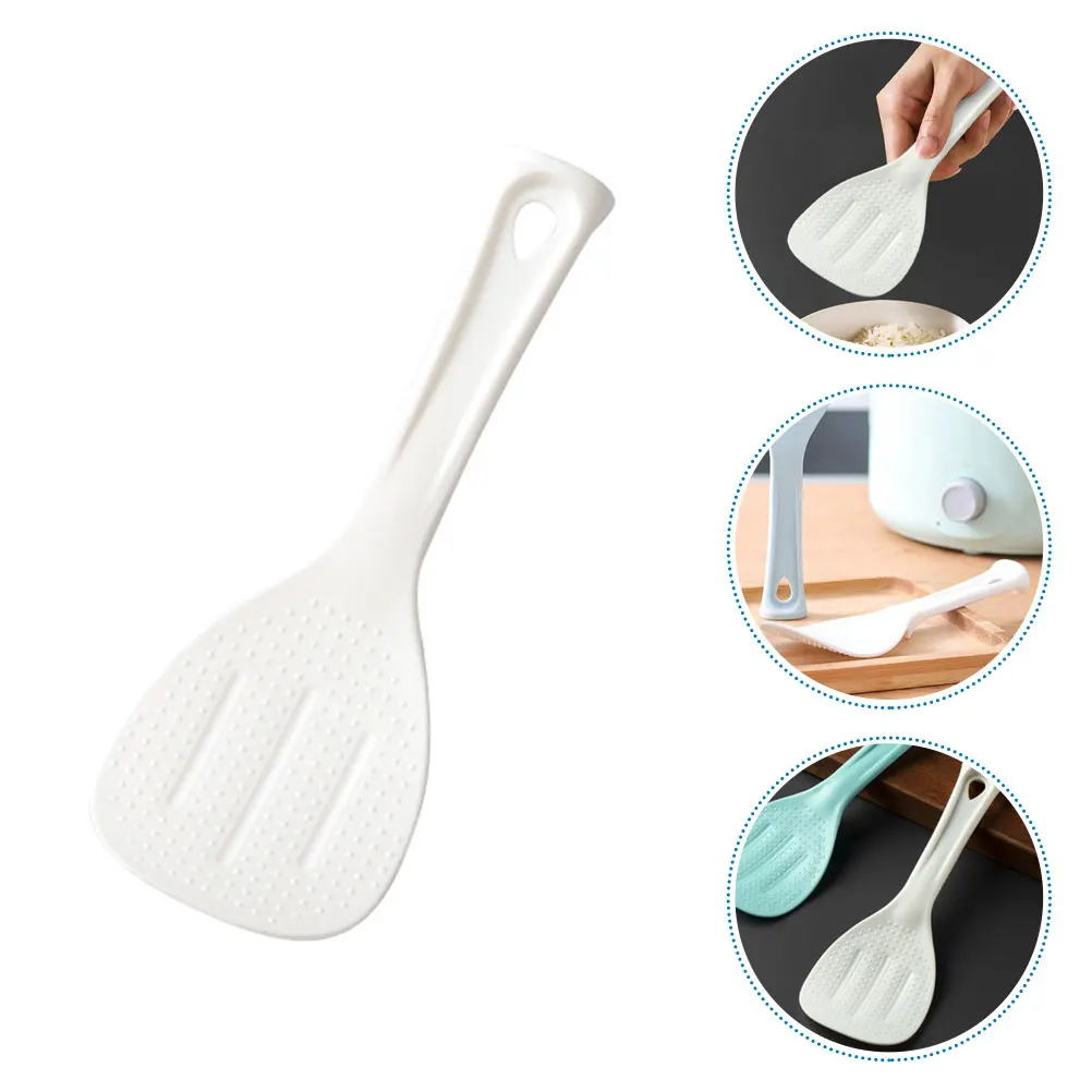 

Rice Cooker Spoon Compact Paddle Thicken Multifunctional Ladle Serving for Pp Scooper Kitchen