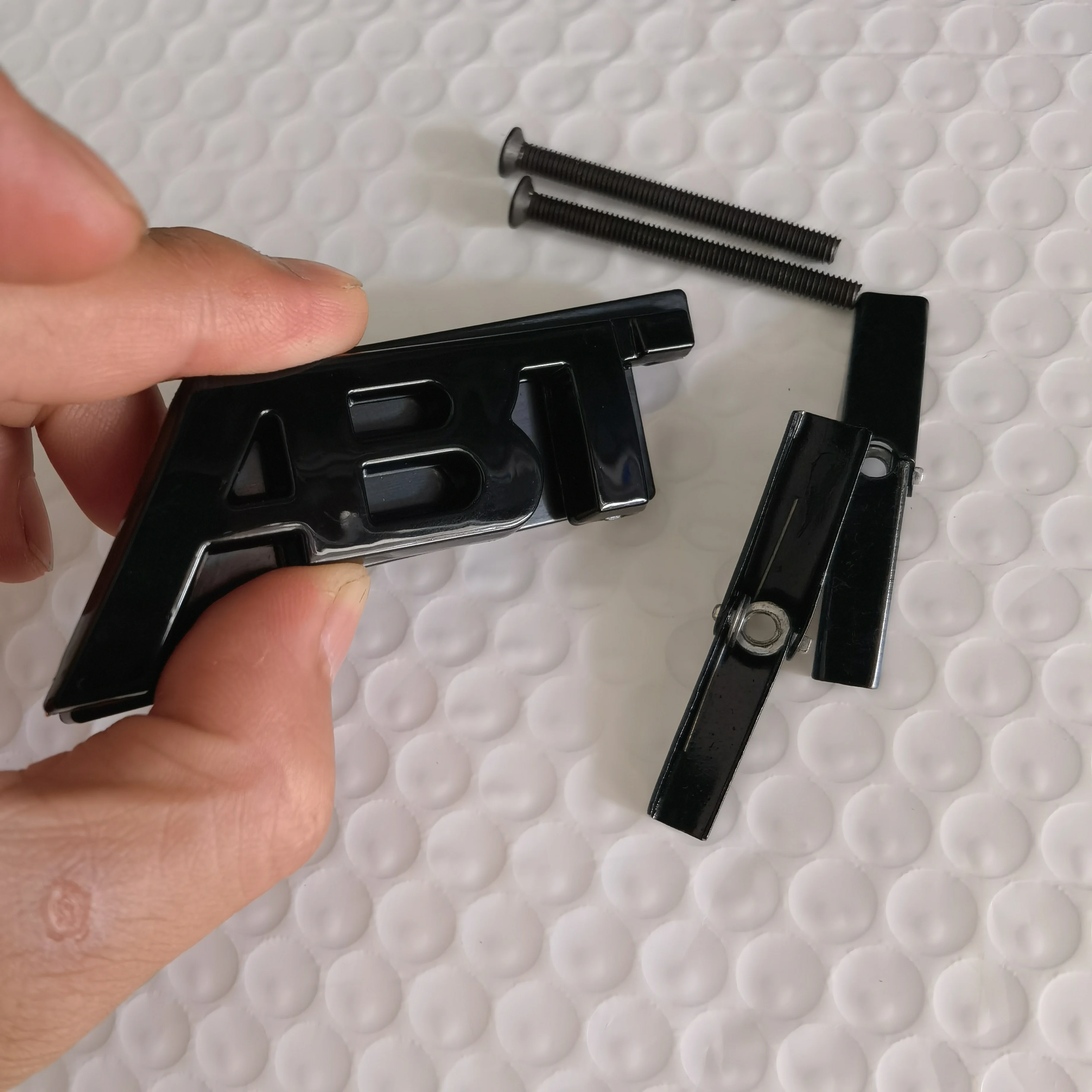 1 مجموعة ABT مصبغة لأودي ملصق أسود ABT شعار ملصق ABT الشوايات ملصق ل Volkswagen VW أودي تصفيف السيارة أودي الشارات