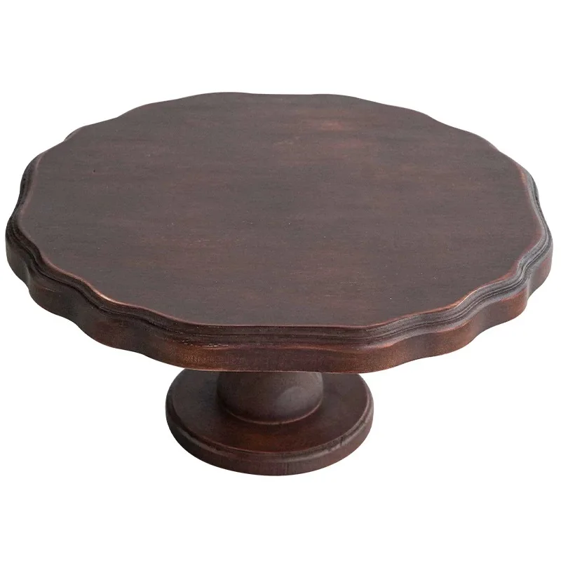 

Handmade Rubber Wood Vintage Pedestal Cake Stand for Decoration