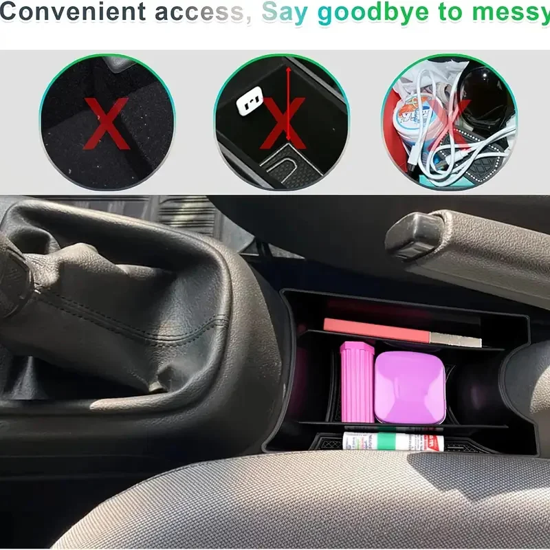 

1PCS Car Central Control Storage Box For Volkswagen Seat Skoda Citigo Tissue Key Sundry Handrail Storage Box Car Storage Tool