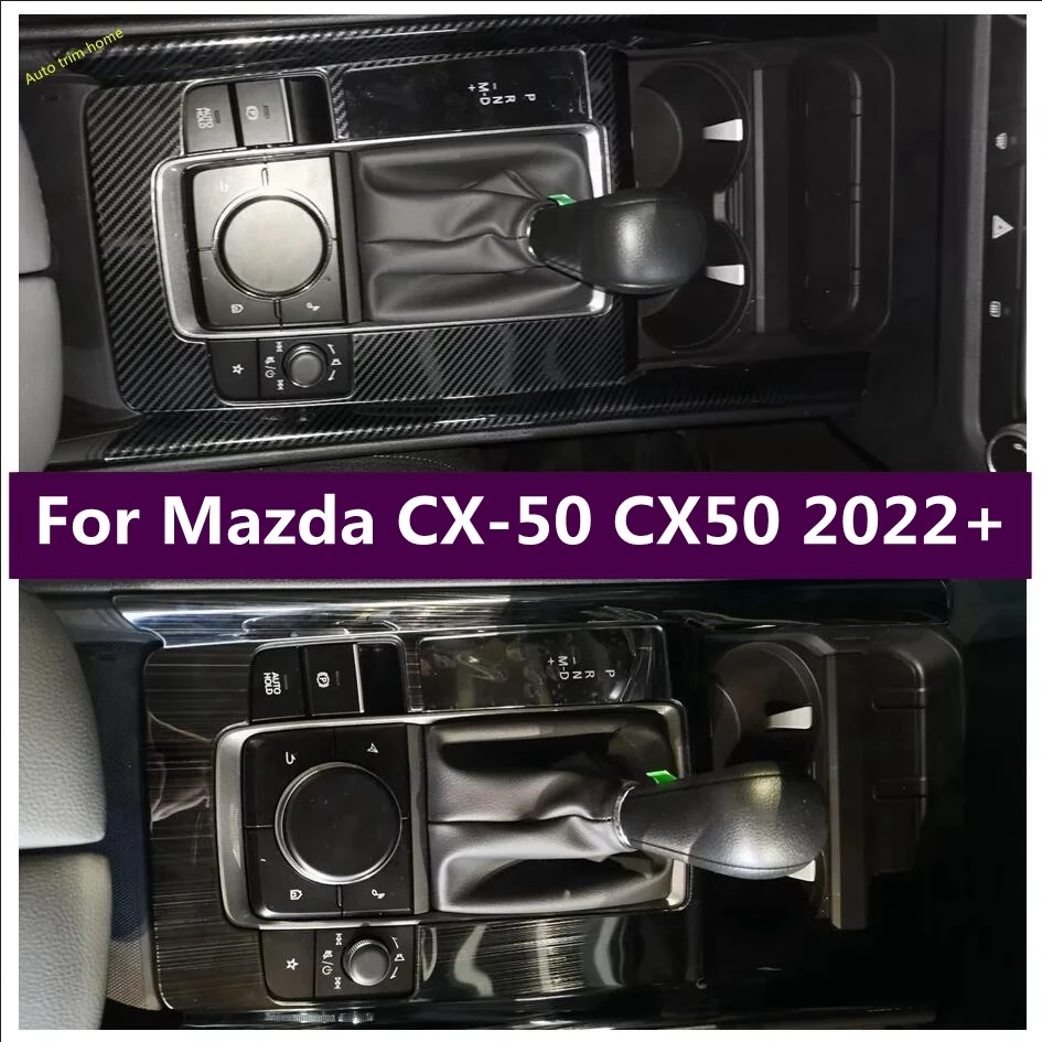 

Fit For Mazda CX-50 CX50 2022 2023 2024 Center Console Gear Shift Box Decoration Panel Cover Trim Car Accessories