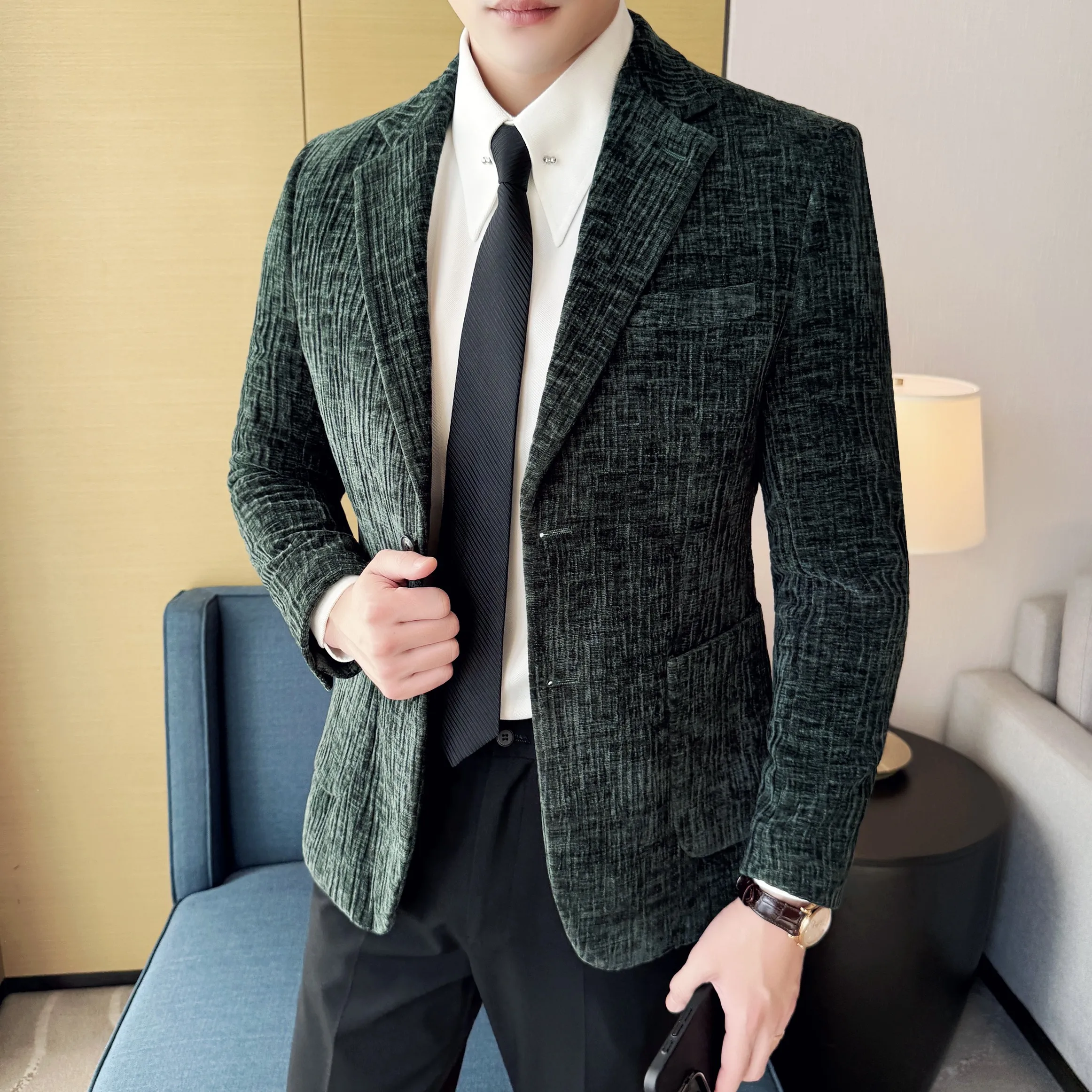 Chaqueta de traje gruesa Cheni - Office Technician reseña y precio