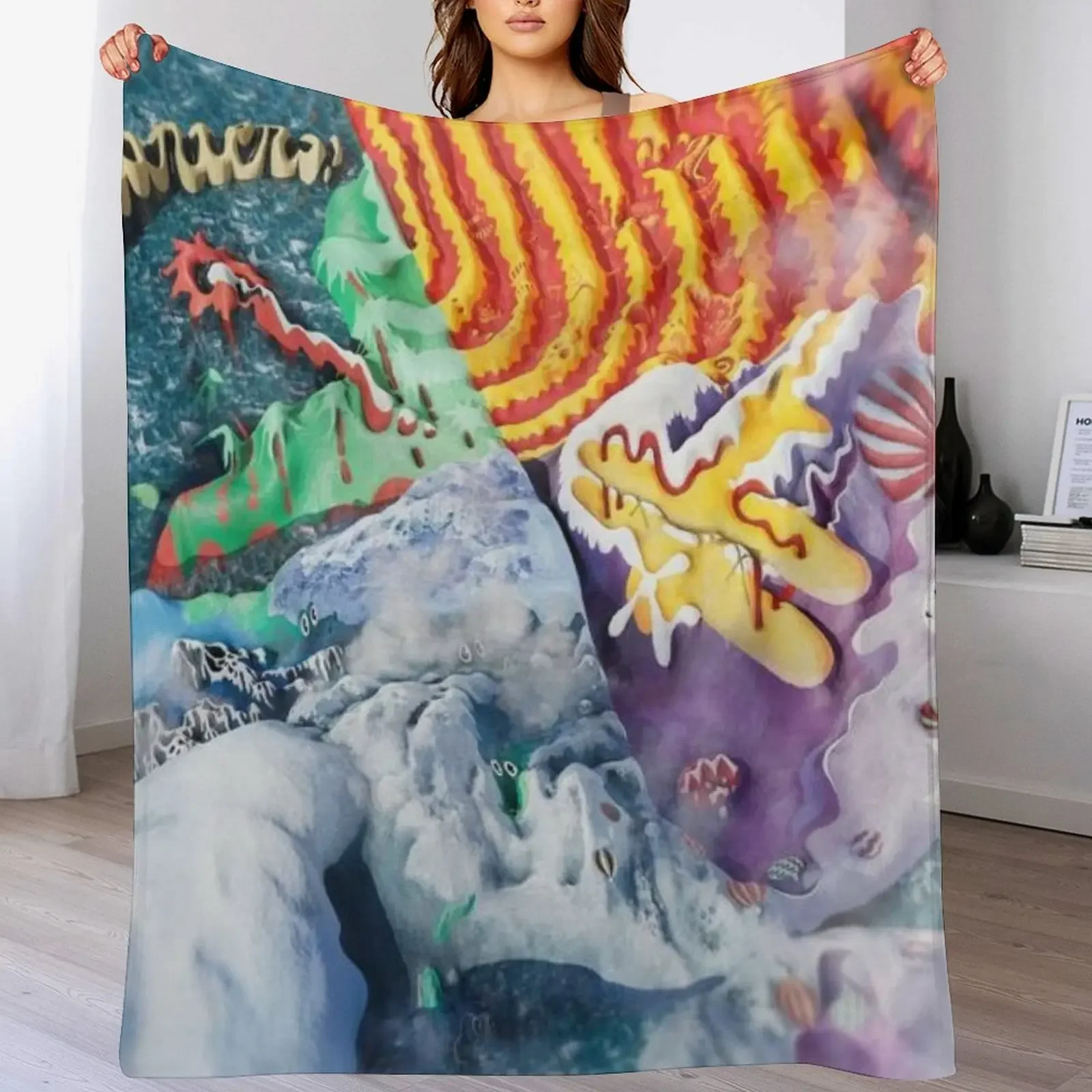 

Quarters! - King Gizzard And The Lizard Wizard Throw Blanket decorative Thins Baby Soft Plaid Blankets