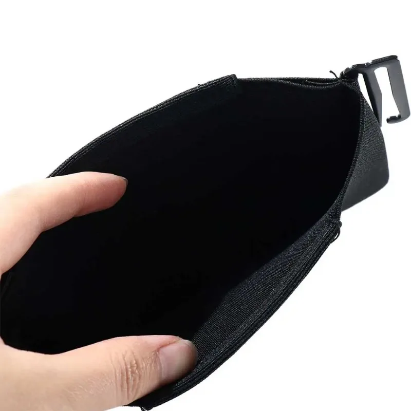 1Pc Invisible Wallet Waist Bag Belt Pouch Portable Card Storage Bag for Men Women Passport Holder Organizers Outdoor Sports Bag