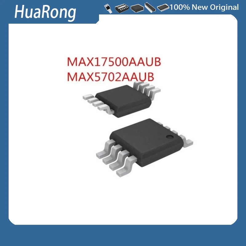 10Pcs/Lot   MAX17500AAUB MAX5702AAUB  MSOP8