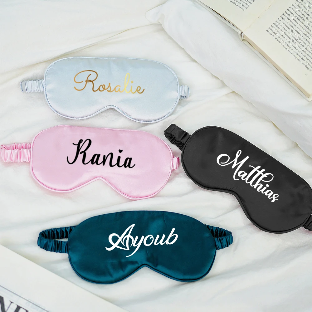 Custom Name Sleep Mask,Personalized Eye Mask,Bachelorette Party Gift,Wedding Favor,Anniversary Customized Monogram Bachelorette