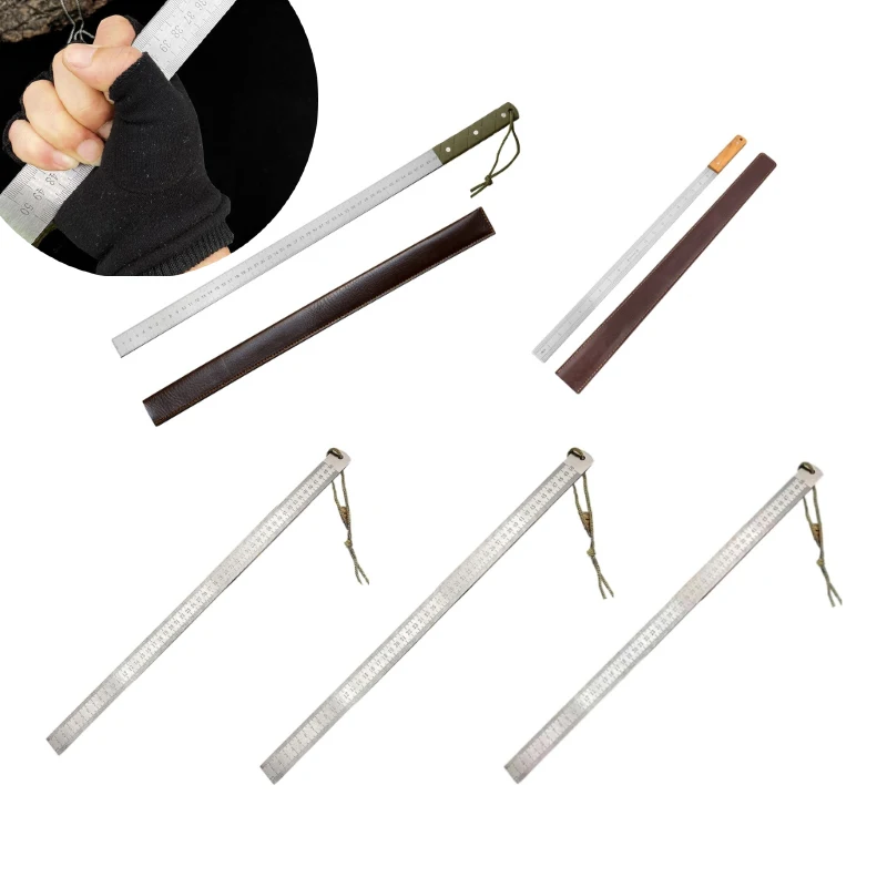 

Прочная многофункциональная линейка из нержавеющей стали для точного измерения с утолщенной конструкцией 3/4/5 мм идеально подходит для студентов-инженеров