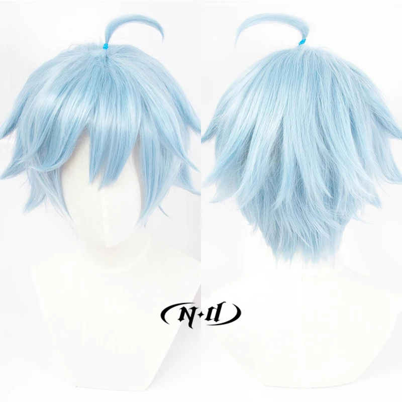 ND Chongyun Cosplay Wigs Hairpiece Genshin Impact Cosplay Hair Wigs Heat Resistant for Comic Con Coser Costume Theme Game Party