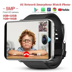 DM100 4G Smart Watch Android 7.1 OS Phone 3GB 32GB 5MP Camera 480*640 2.86inch Big Screen 2700mah Battery Smartwatch PK DM101