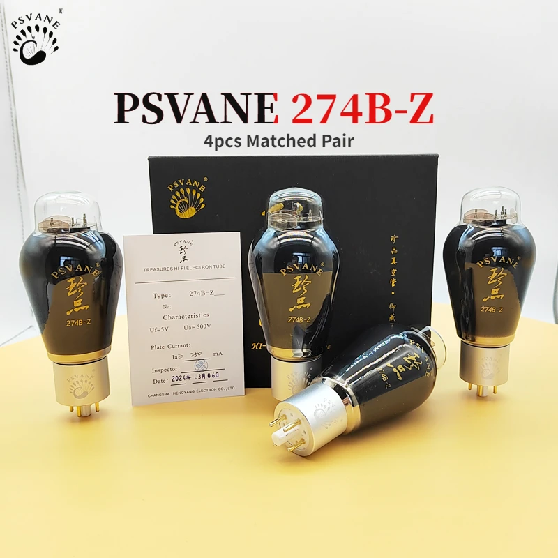 

PSVANE 274B-Z Electronic Tube Carbon Crystal Screen Replaces 274 /WE274B/5U4G/5Z3P/GZ34/5AR4 Matched Pair Phono Preamp