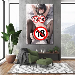 ملصقات طباعة قماش أنيمي لديكور الحائط ، لوحات فنية ، غير مؤطرة ، مانجا ، OL ، عارضة ، فتيات مثير ، عارية ، صور أعلى 12 مبيعات لإطارات هنتاي - رقم 10