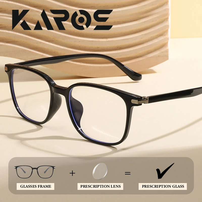 

KAROS Women Progressive Photochromic Eyeglasses for Men Women Square Optical Glasses Multifocal Lenses for Reading and Computer