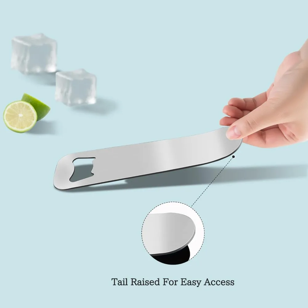 Thickened and Enlarged Stainless Steel Beer Bottle Opener, Bottle Opener