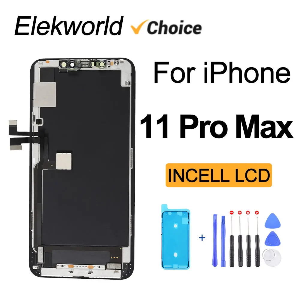 Elekworld Top Choice incell LCD for iPhone 11 Pro Max Display Screen With 3D Touch Digitizer  Assembly No Dead Pixel Replacement