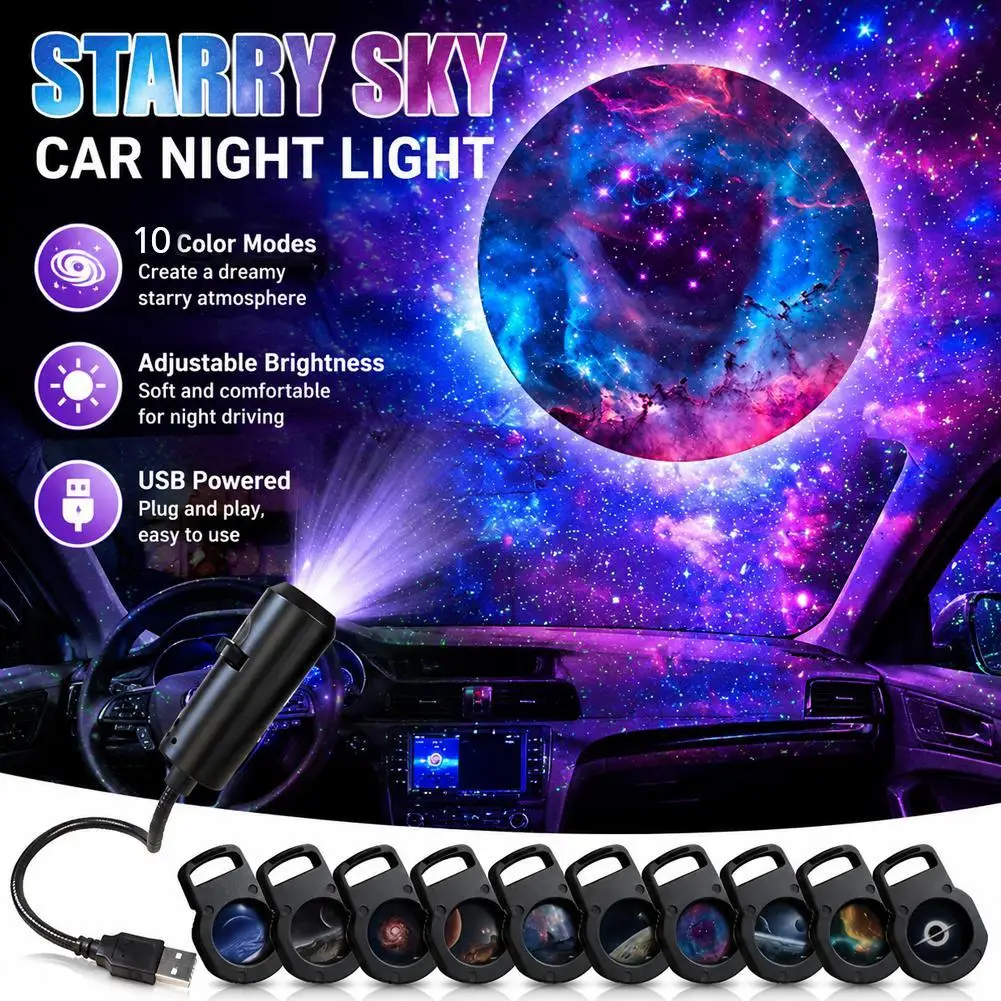10Projection Patterns LED Planet Projector Light Rotates 360 Degrees Earth,Mercury,Mars Saturn for Gift,Room Decoration