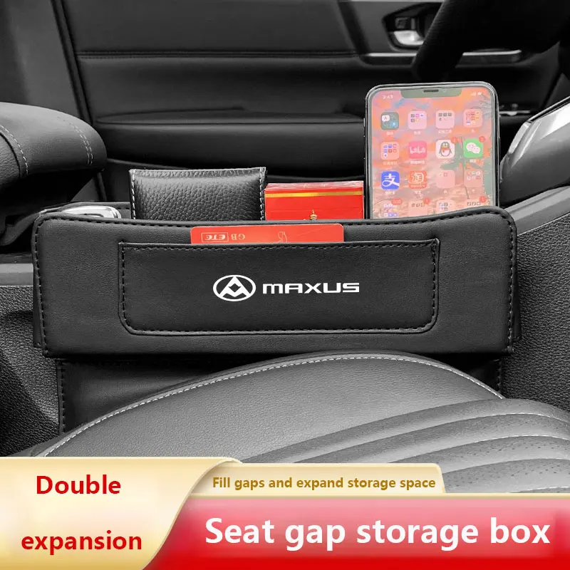 New Style Car Seat Crevice Gaps Storage Box Seat Organizer For Maxus T60 T70 D90 D22 G10 G20 G50 G90 V80 V90 Euniq 5 6 D60 Auto