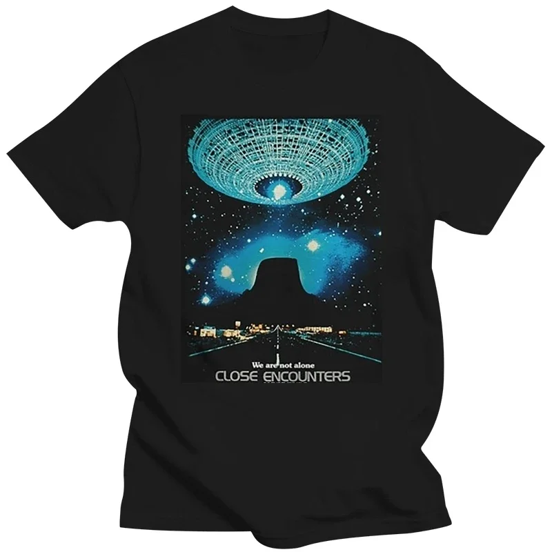 Summer harajuku custom t shirt 2024 funny t shirts Close Encounters of the Third Kind Arrival vintage 20124Fashion  men t-shirt