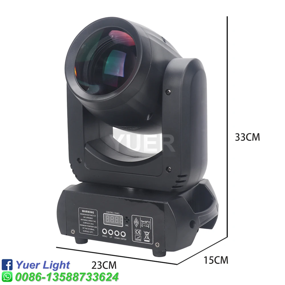ใหม่ Mini LED Moving Head Light 150W Beam + จุด + 18 หมุนปริซึม Dj Dmx Stage Light Effect Light Disco Dj Bar งานแต่งงาน