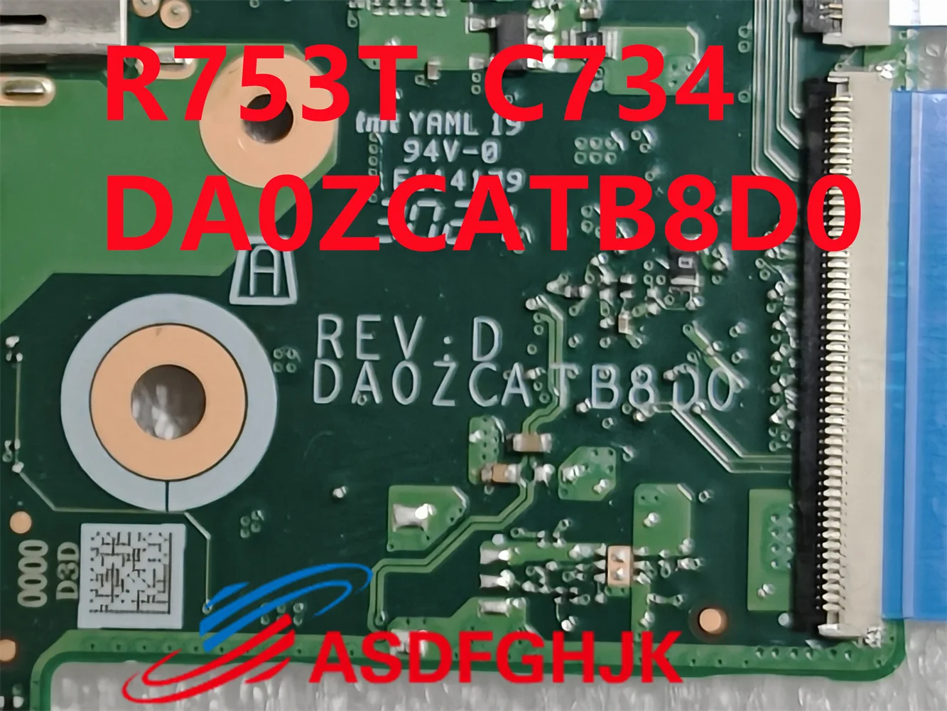 Original DA0ZCATB8D0 small board for Acer R753T C734 Google laptop power switch small board DA0ZCATB8D0 REV:D test OK shipped