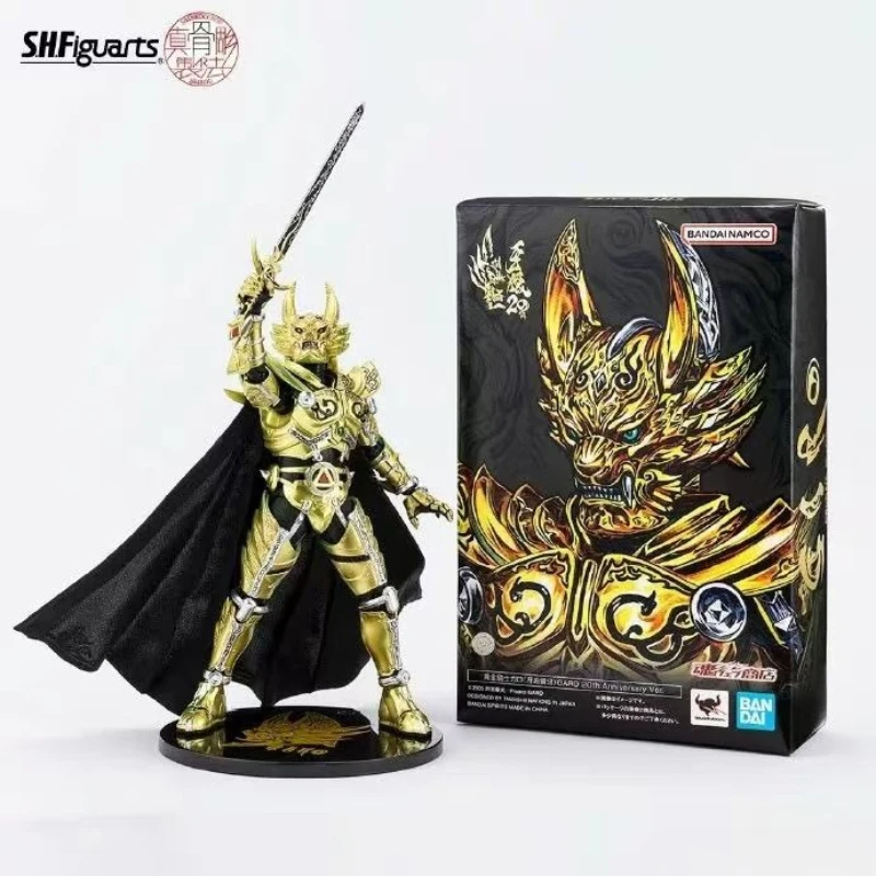 

Bandai Soul Limited SHF Real Bone Carving Golden Knight Yay Wolf Saejima Steel Teeth 20th Anniversary Action Doll Model Toys