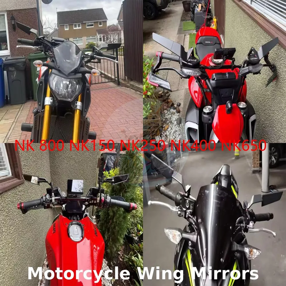 For NK 800 NK150 NK250 NK400 NK650 CF800 CF650 CF150  Motorcycle Mirrors Stealth Mirrors Sports Winglets Mirror Kit - view 3