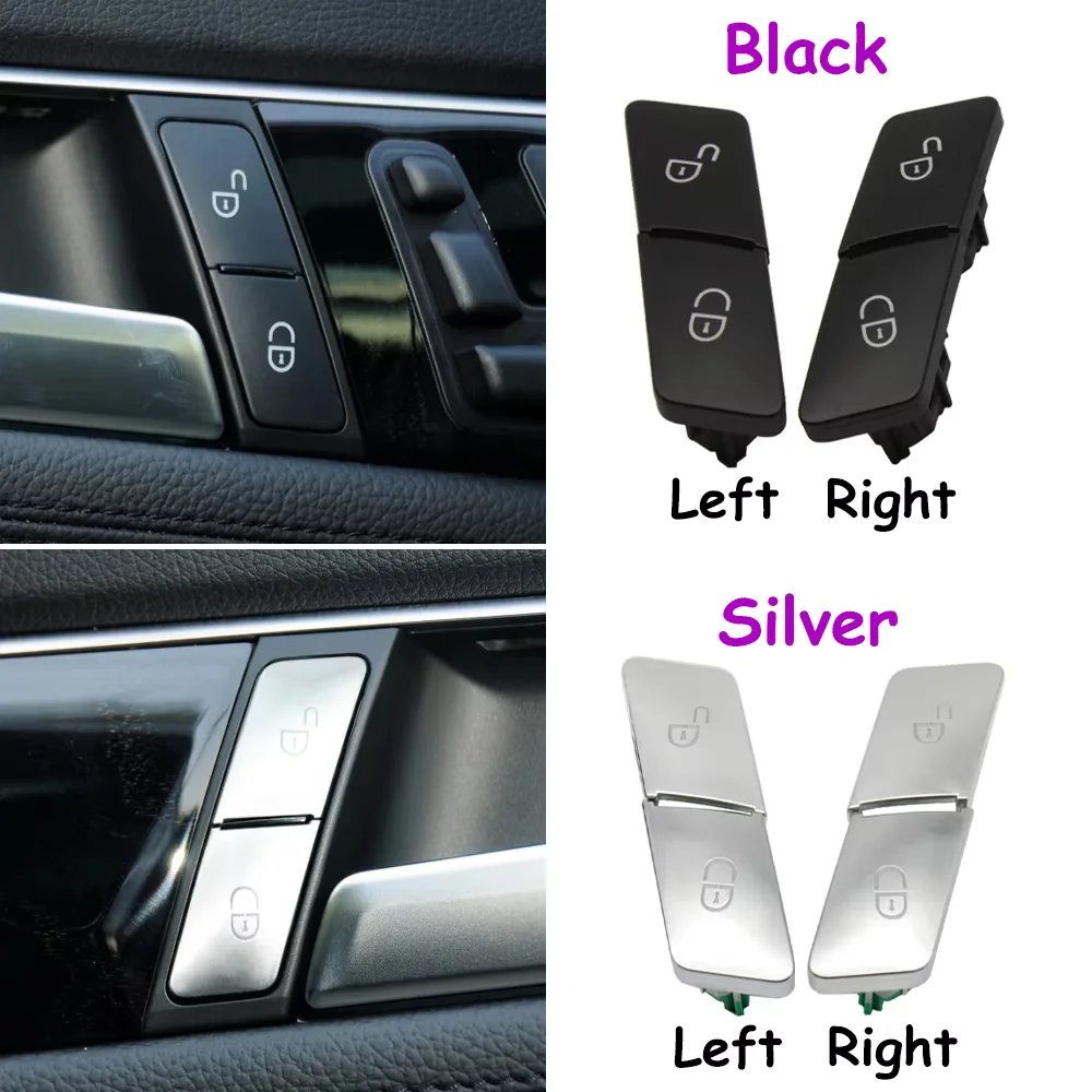 Left Right Interior Door Lock Unlock Switch Buttons For Mercedes Benz C A B GLK E GLE Class C204 GLK204 W212 W207 W166 W176 W246