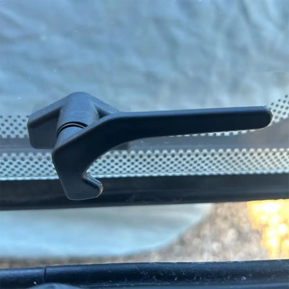 PLA RV Window Ventilation Limiter Single/Double Hole 3D Printing RV Window Safety Lock Black Practical Window Limiter