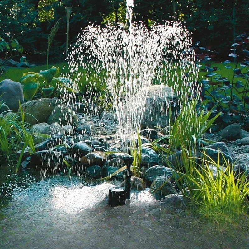 Fish pond small fountain full set of equipment integrated pipe-free courtyard landscape fountain pump
