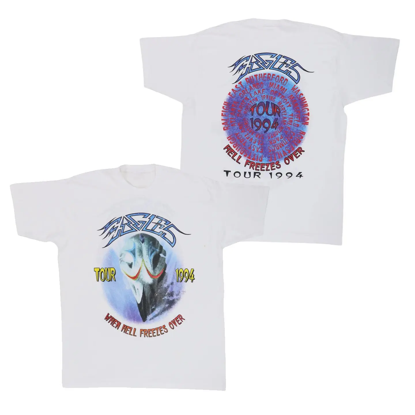 

Eagles Album The Long Run American High Street Loose Rock Man T-shirt Short-sleeved