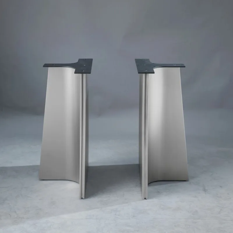 Dining  foot support frame Stainless steel  legs Table foot stand Rectangular dining base Five feet