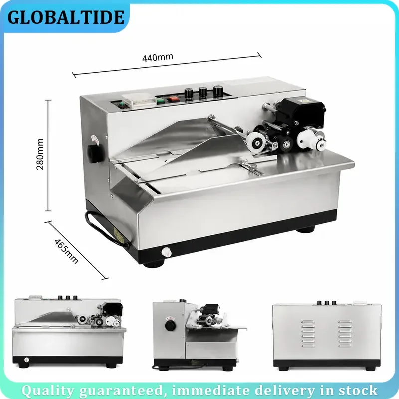 MY-380F Automatic Ink Wheel Coding Machine 220V Plastic Bag Carton Date Printer Batch Number Embossing Labeling Equipment