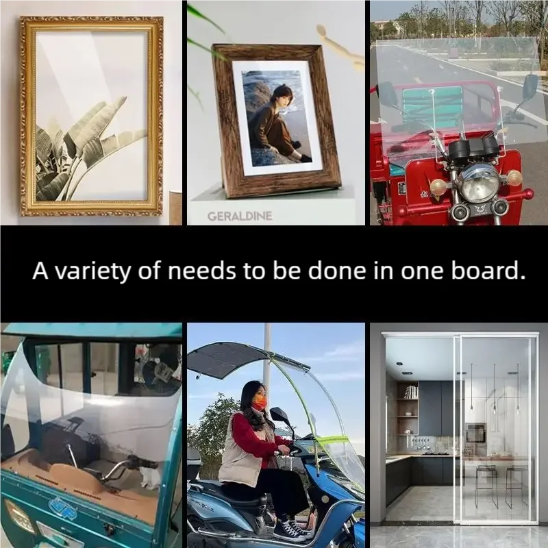 Naxiali 1 個 15.74 インチポリカーボネートプラスチックシートアクリル透明プレキシガラスプレートクリアメタクリレートボード 8 ミリメートル厚さ