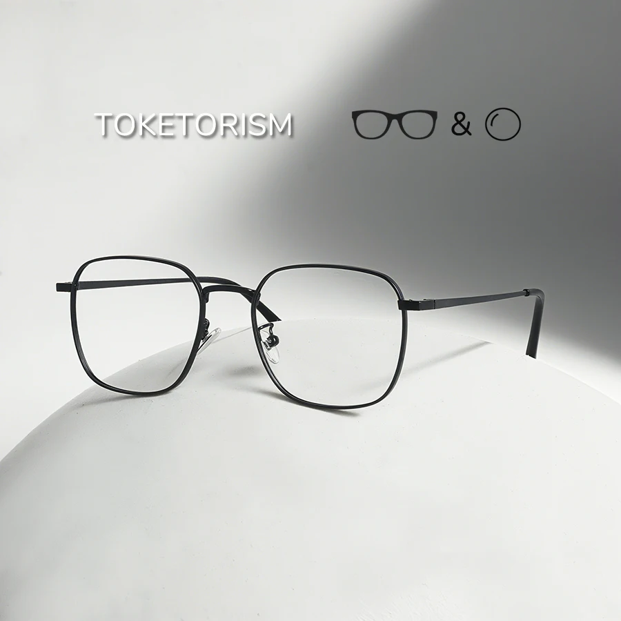 

Toketorism Men's Square Frame Finished Reading Glasses For Women Quality Lenses +1.00~+4.00