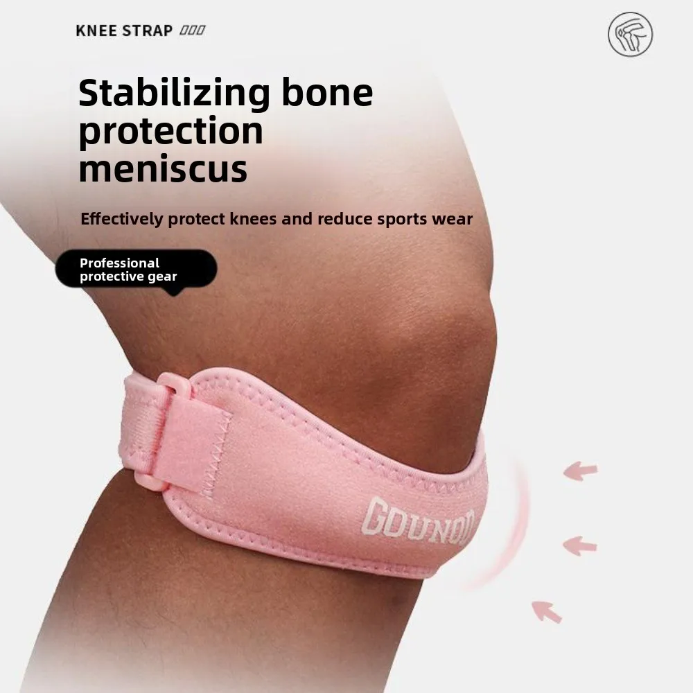 Kissen Druck Knieschützer Patella Strap Einstellbar Atmungsaktive Knie Patella Unterstützung Stoßdämpfende Druck Sport Knie Wrap