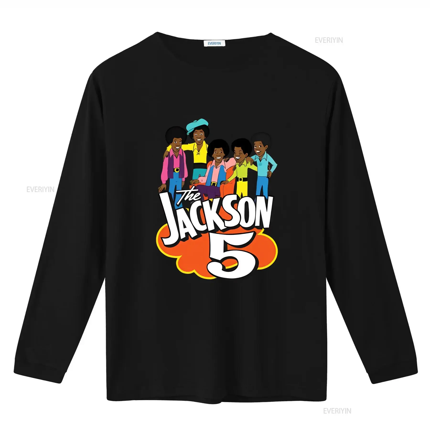 Jackson 5 Vintage Cartoon Drawing T Shirt Medium Gray with Michael Jermaine Tito vintage Washed designer clothes Soft homme view 2