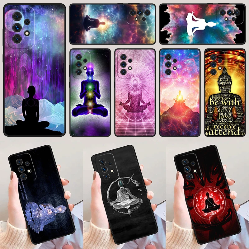 Meditation Explosion For Samsung Galaxy A52 A72 A73 A20e A21S A50 A70 A11 A12 A42 A31 A40 A51 A71 A32 A80 A91 Phone Case