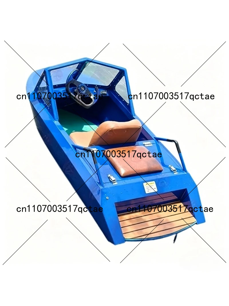 Carding boat water small amusement boat aluminum alloy material single electric