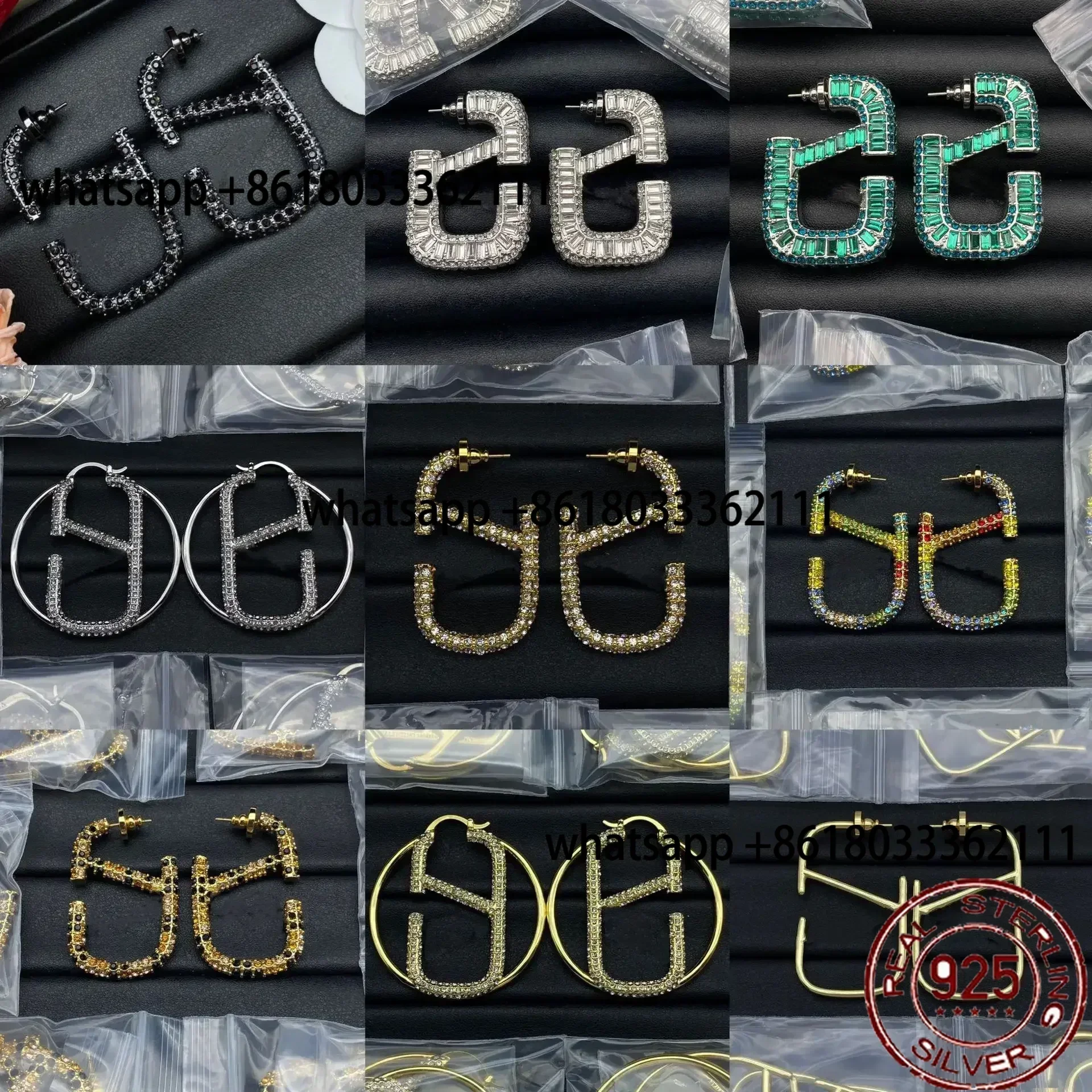 

2025 новые высококачественные модные серьги-гвоздики из серебра 925 пробы Vavalentinone, большие серьги-гвоздики с бриллиантами для повседневной носки и праздничной одежды