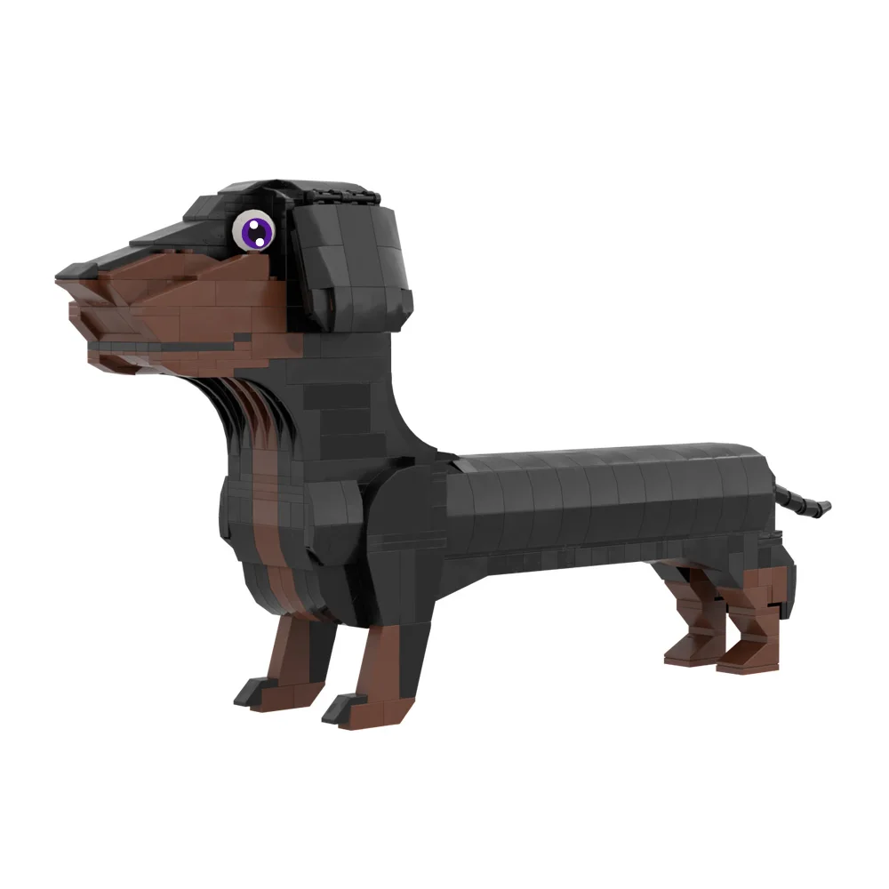 gobricks-moc-allemagne-teckel-blocs-de-construction-modele-mignon-animal-de-compagnie-teckel-briques-a-assembler-jouets-Educatifs-enfants-diy-cadeaux-d'anniversaire