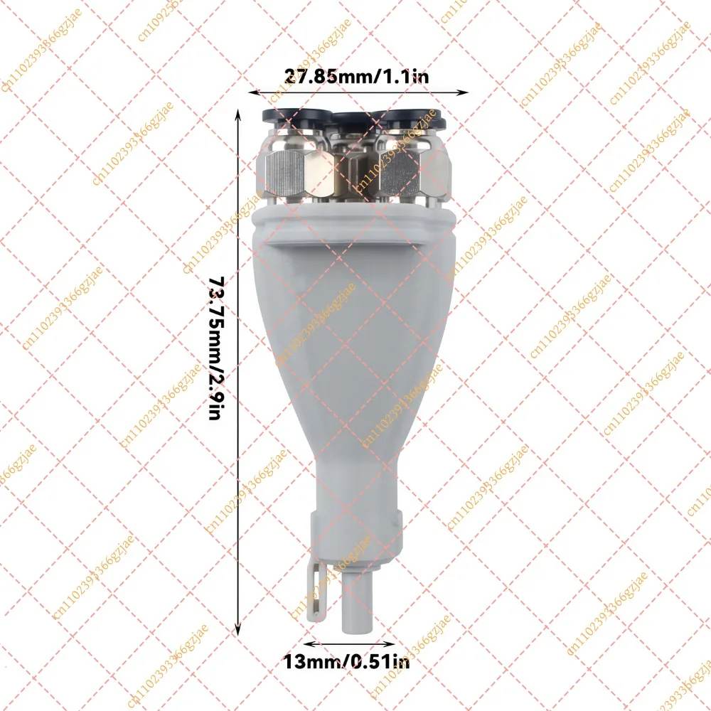 LF_5-Port Filament Hub for AMS Lite A1 A1 Mini 3D Printer, Replacement Parts