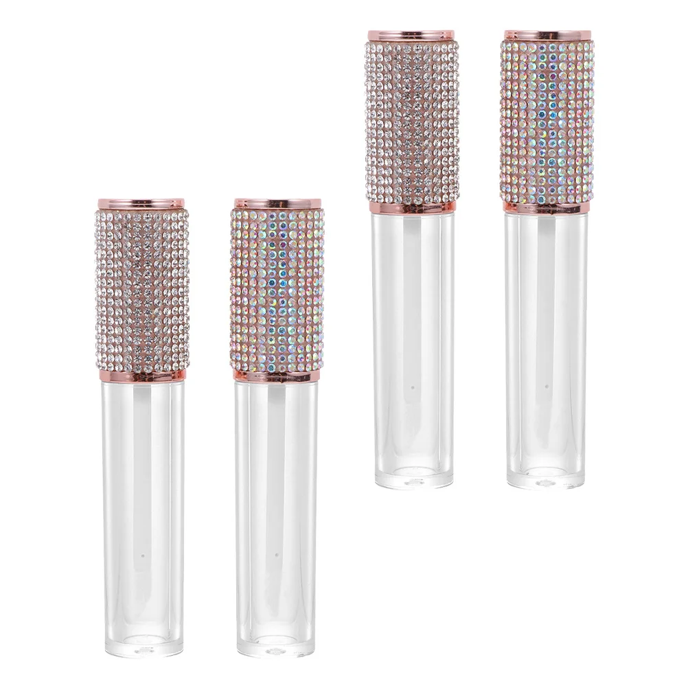 4 stuks glansbuis hervulbare lege doe-het-zelf draagbare compacte reisformaat mode lipglazuren fles voor vloeibare oliebalsem
